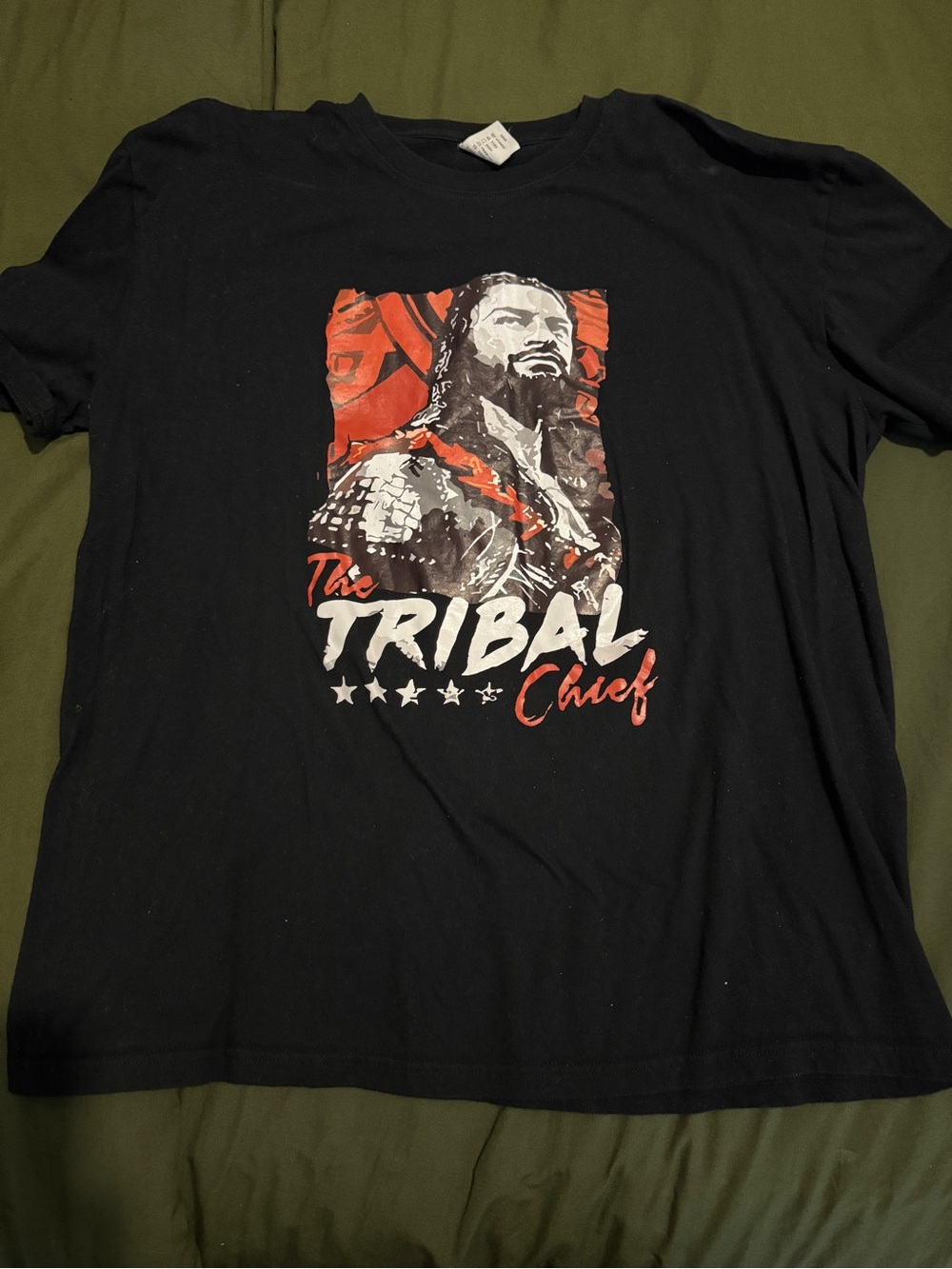 Black Graphic 'The Tribal Chief' T‑Shirt - Men